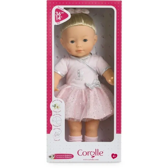 Corolle Poupée Constance Ballerine 36 cm Personnalisable Tenue de Danse Rose à Paillettes - Jouet Enfant dès 3 ans Corolle Poupée Constance Ballerine 36 cm Personnalisable Tenue de Danse Rose à Paillettes - Jouet Enfant dès 3 ans