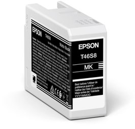 Epson T46S8 Cartouche d'encre originale UltraChrome Pro10 Noir Mat - 25 ml