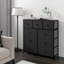Max Home Commode Noir et Gris Marbre