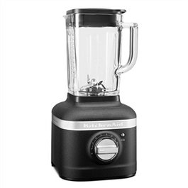 Kitchenaid 5KSB4026EBK Blender Artisan K400, Mixeur Blender avec Bol 1,4 L en Fonte, Vitesse Intelligente, 3 Programmes, Couteaux Acier Inox