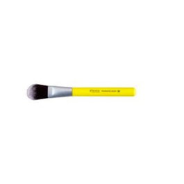 BENECOS Pinceau pour base de maquillage jaune, Vegan