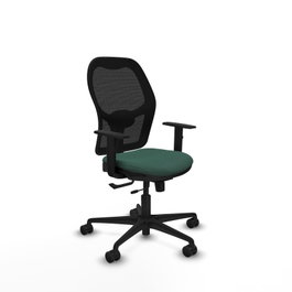 PIQUERAS Y CRESPO Chaise Jorquera Synchrone/Traslack Vert foncé/Noir