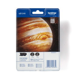 Brother LC-1240BKBP2 Double pack de cartouches d'encre noir