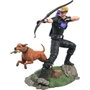 DIAMOND SELECT Statue Diorama Marvel Gallery Comic - Oeil de Faucon et Chien, 23 cm