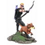 DIAMOND SELECT Statue Diorama Marvel Gallery Comic - Oeil de Faucon et Chien, 23 cm