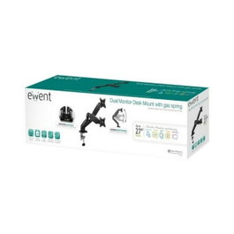 Ewent EW1516 Support de bureau double pour 2 moniteurs jusqu'à 34 pouces