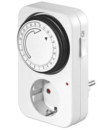MicroConnect Minuterie analogique 24h avec LED