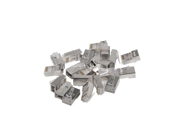 Lanberg Connecteurs RJ45 Cat.6 F/UTP 8P8C pour câble réseau blindé Lot de 20 Lanberg Connecteurs RJ45 Cat.6 F/UTP 8P8C pour câble réseau blindé Lot de 20