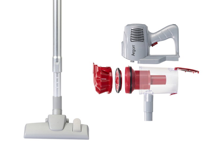 ARGON Aspirateur à main Gris-Rojo 600W