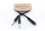 Cordial Câble Y Jack Stéréo Femelle / 2 Jacks Mono Mâle 30 cm