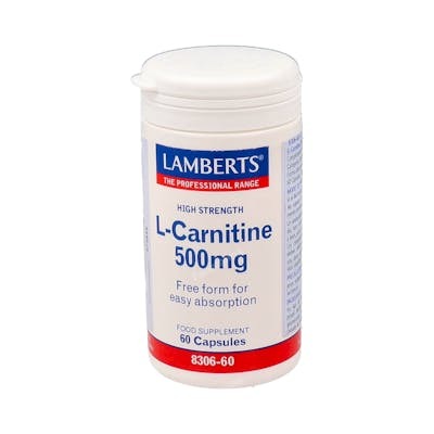 Lamberts L-Carnitine 500 mg 60 capsules