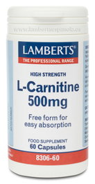 LAMBERTS L-Carnitine 500 mg 60 capsules