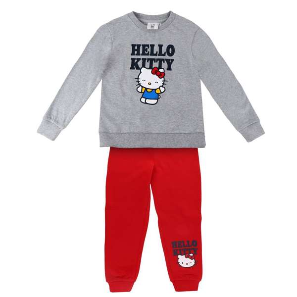 Hello Kitty Sweat-shirt en coton brushed pour fille 12 ans - Taille 12 ans - Gris - Cerdà Hello Kitty Sweat-shirt en coton brushed pour fille 12 ans - Taille 12 ans - Gris - Cerdà