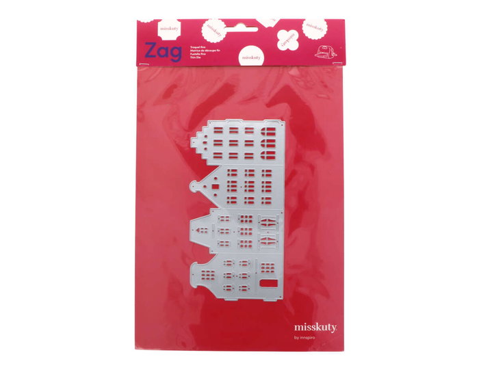 Misskuty Troquel fin ZAG 3D maison fenêtres Misskuty Troquel fin ZAG 3D maison fenêtres