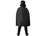 Déguisement Vampire Rouge avec Cape pour Garçon 7-9 Ans - Costume Halloween Thématique en Polyester Composé de Pantalon, Cape, Chemise et Col