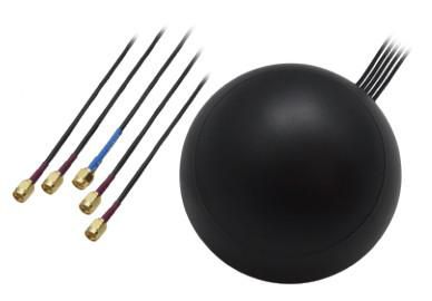 Teltonika Networks Antenne toit combo quadri-bande mobile/GNSS SMA Teltonika Networks Antenne toit combo quadri-bande mobile/GNSS SMA