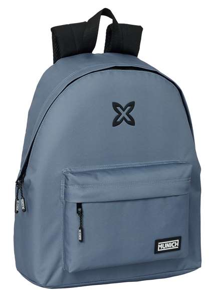 Safta Munich Basicos Sac à Dos Gris 33x42x15 cm pour Enfants à Partir de 3 Ans Safta Munich Basicos Sac à Dos Gris 33x42x15 cm pour Enfants à Partir de 3 Ans