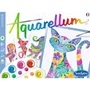Sentosphere Aquarellum Junior - Coffret de Peinture à l'Aquarelle Sertie pour Enfants, Motif Chats, 5 Couleurs, À Partir de 6 Ans
