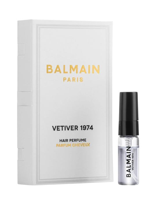 Balmain, Vetiver 1974, Brume Parfumée pour les Cheveux, Pour Femmes, Échantillon 3 ml Balmain, Vetiver 1974, Brume Parfumée pour les Cheveux, Pour Femmes, Échantillon 3 ml