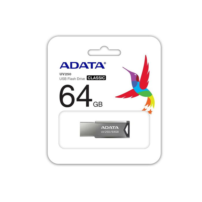 Adata UV250 Clé USB Argenté 64 GB