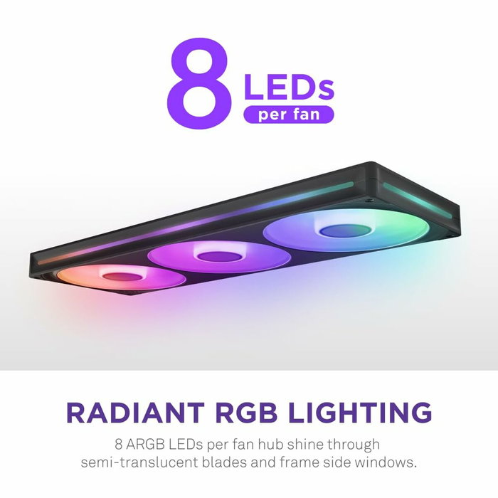 NZXT F420RGB Core RF-U42HF-B1 Ventilateur 420 mm Noir
