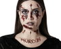 Maquillage Effets Spéciaux Tatuaje Facial - Tampon Transfert Blessures et Sang avec Mot Murder, pour Déguisement Halloween et Cinéma d'Horreur