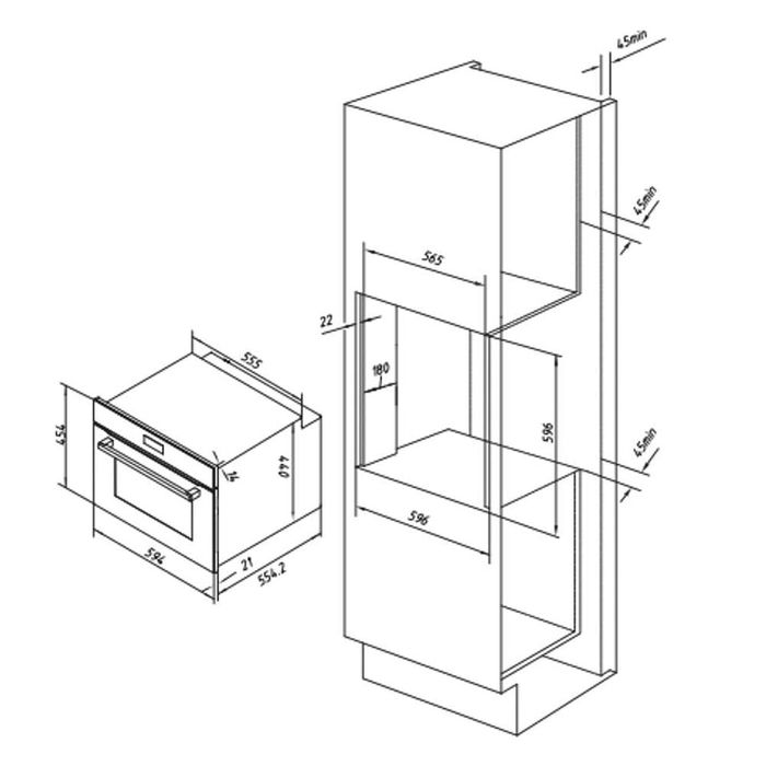 Four Cecotec Bolero Hexa C134500 Inox A 2600 W 2100 W 56 L