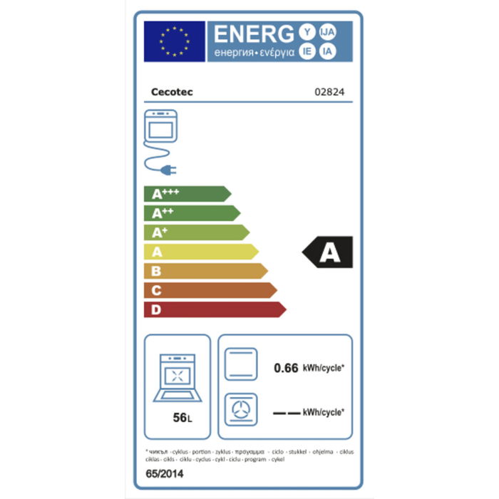 Four Cecotec Bolero Hexa C134500 Inox A 2600 W 2100 W 56 L