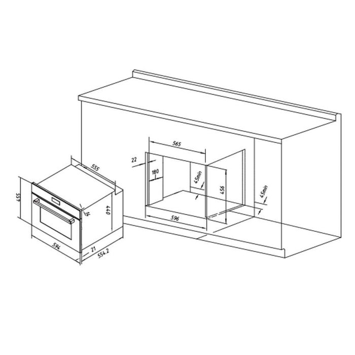 Four Cecotec Bolero Hexa C134500 Inox A 2600 W 2100 W 56 L