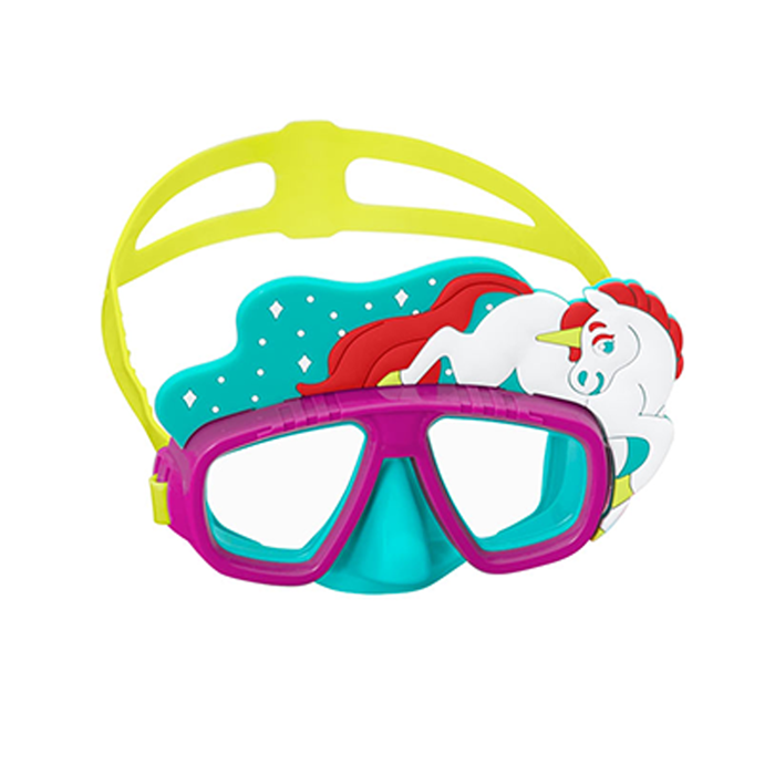 Bestway 22064 Masque de Plongée Enfant avec Sangle Anatomique +3 Ans Bestway 22064 Masque de Plongée Enfant avec Sangle Anatomique +3 Ans