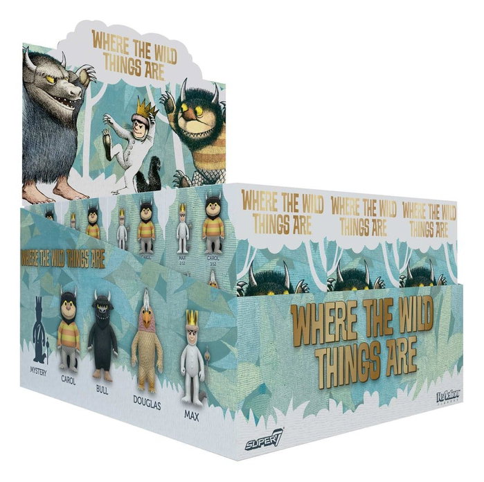 Super7 Where The Wild Things Are figurine Blind Box Wave 1 Display (12) Super7 Where The Wild Things Are figurine Blind Box Wave 1 Display (12)