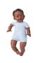 Berjuan Poupée nouveau-né africain garçon 45 cm - Référence 8073-17 - Poupée d'éveil et de décoration