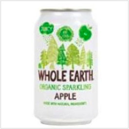 WHOLE EARTH REFRESCO DE MANZANA BIO 330ml