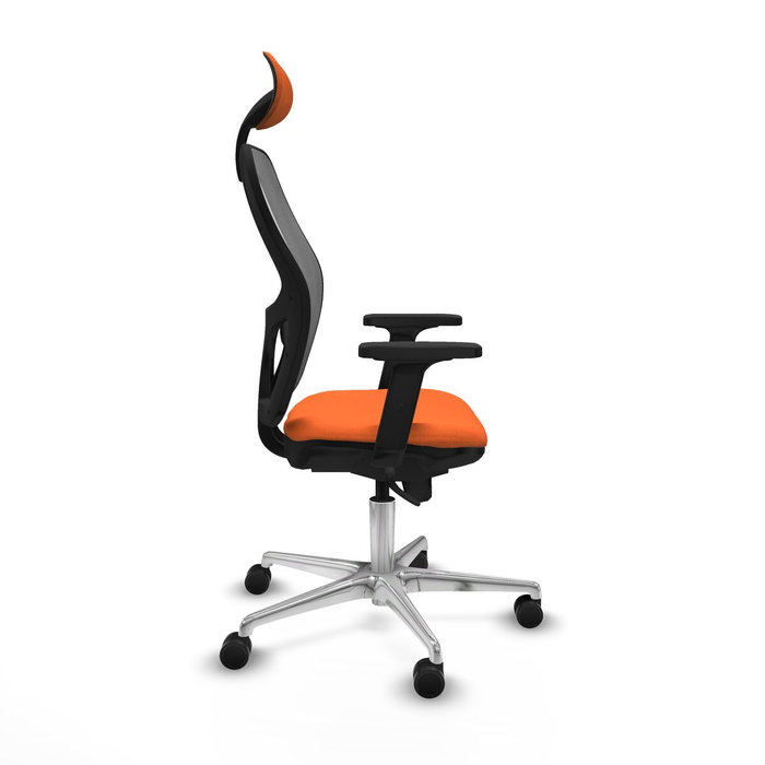 Piqueras y Crespo Chaise de Bureau avec Appui-tête Jorquera 2D086N1 Orange