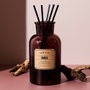 Home Deco Factory Diffuseur en verre avec bâtonnets 500 ml
