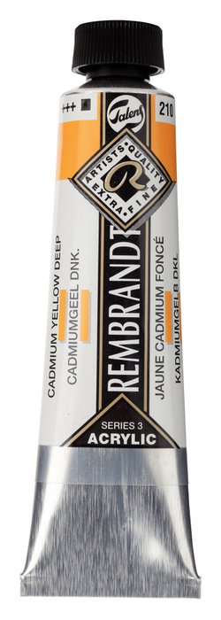 Rembrandt Peinture Acrylique Tube 40 ml Jaune Cadmium Foncé 210 Rembrandt Peinture Acrylique Tube 40 ml Jaune Cadmium Foncé 210