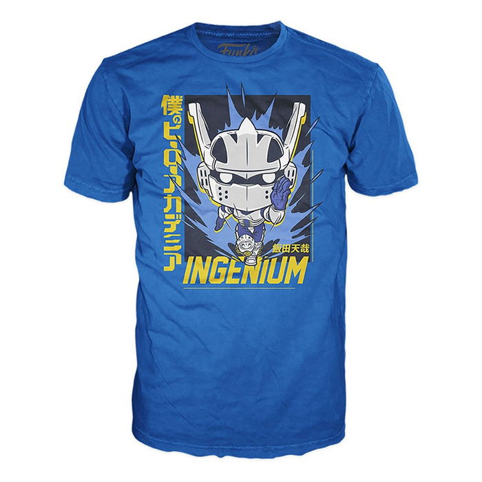 Funko Pop & Tee My Hero Academia Tenya Iida Ingenium Full Mech Suit avec t-shirt XL