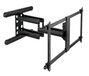 Vivolink Support mural professionnel avec bras, noir brillant, capacité 70 kg