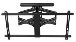 Vivolink Support mural professionnel avec bras, noir brillant, capacité 70 kg