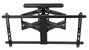 Vivolink Support mural professionnel avec bras, noir brillant, capacité 70 kg