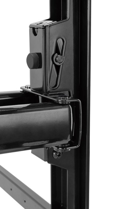 Vivolink Support mural professionnel avec bras, noir brillant, capacité 70 kg