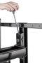 Vivolink Support mural professionnel avec bras, noir brillant, capacité 70 kg