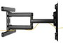 Vivolink Support mural professionnel avec bras, noir brillant, capacité 70 kg