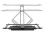 Vivolink Support mural professionnel avec bras, noir brillant, capacité 70 kg