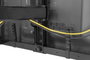 Vivolink Support mural professionnel avec bras, noir brillant, capacité 70 kg