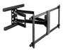 Vivolink Support mural professionnel avec bras, noir brillant, capacité 70 kg