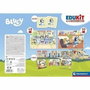 Clementoni Edukit Bluey 4 en 1 Coffret Apprentissage avec Puzzles, Mémo et Cubes de Jeux de Société et de Récréation