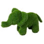BigBuy Outdoor Figurine Décorative Éléphant en Gazon Artificiel 30 x 60 x 40 cm