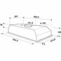 Whirlpool WCT64FLSX Hotte intégrable inox 53 cm
