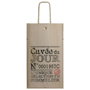 Cook Concept Caisse de vin en bois pour 2 bouteilles avec poignée